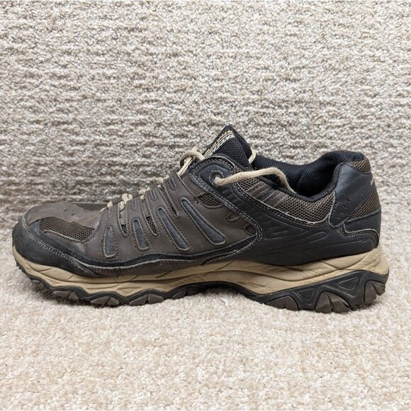 Skechers Afterburn 50125 Men’s Sneakers Size 14 Black Memory Foam Athletic Shoes - Picture 5 of 14